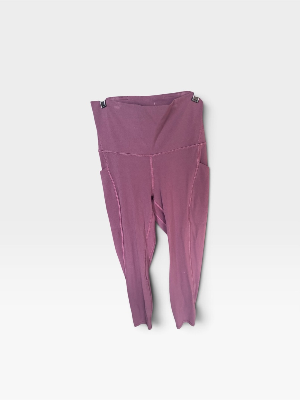 lululemon athletica Fast n Free Burgandy High-Rise Leggings with Side Pockets